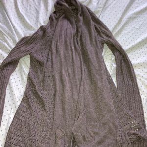 Brown cardigan